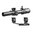 TOMAHAWK LPVO 1-6x24mm SFP Illuminato GUERRILLA DOT BDC Nero con attacco