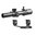 SWAMPFOX OPTICS TOMAHAWK LPVO 1-6x24mm SFP illuminato Guerrilla Cross MOA, nero con attacco