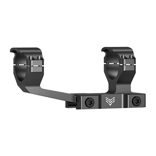 Il montaggio Independence AR è un supporto cantilever 30mm robusto, progettato per ottimizzare la posizione della testa e il rilascio dell'occhio su piattaforme AR.