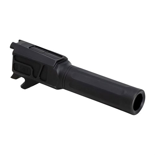 I tubi Faxon Match per SIG® P365 sono realizzati in acciaio inossidabile 416-R, con finitura Nitride, per una durata e precisione superiori.