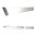 #106 SET BASE 5 PEZZI SCALPELLI PER INTAGLIO DEL LEGNO CON MANICO DRITTO