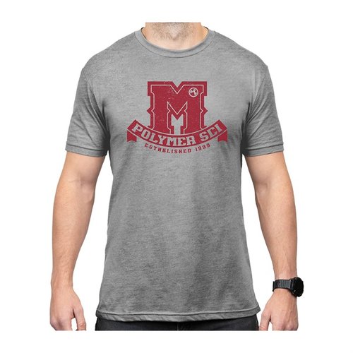 La T-shirt Universitaria Magpul offre comfort e durata, realizzata in 52% cotone e 48% poliestere, con etichetta interna senza tag e cuciture rinforzate.