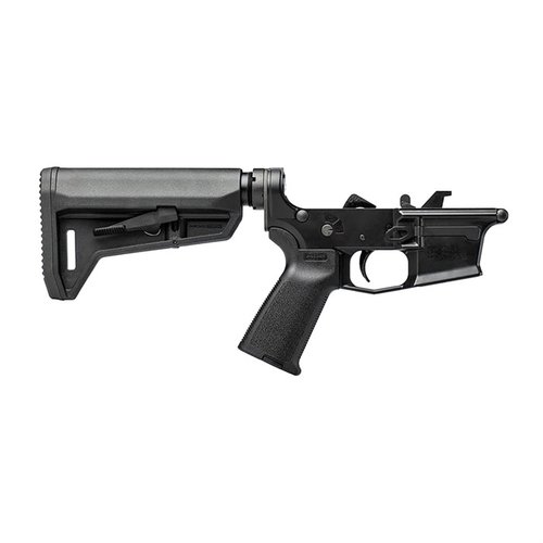 Il ricevitore inferiore completo Aero Precision EPC-9 offre un'ottima base per il tuo AR9, con grip Magpul MOE, stock SL-K e caratteristiche avanzate per un'installazione facile.