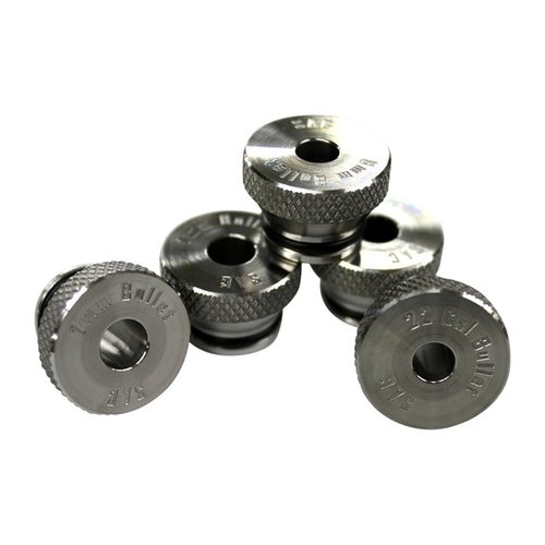 Gli inserti per il Modular Headspace Comparator offrono misurazioni precise grazie all'angolo di contatto di 3.0 gradi, realizzati in acciaio inox 17-4.