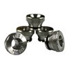 Gli inserti Modular Headspace Comparator, realizzati in acciaio inox 17-4, offrono misurazioni di testa e proiettile precise e resistenti alla corrosione.