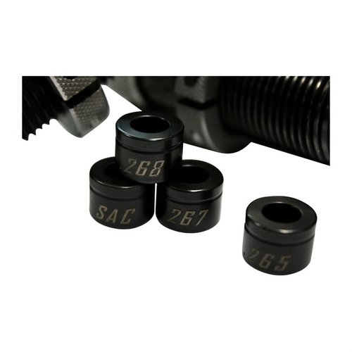 I Neck/Shoulder Sizing Bushings di Short Action Customs offrono una lavorazione precisa per ridurre il runout del collo e aumentare la concentricità dei proiettili.