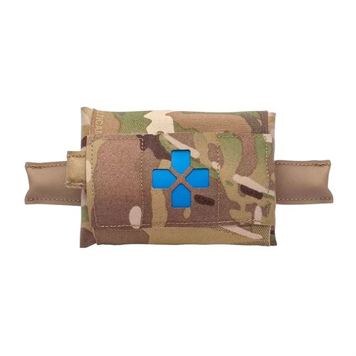 Il Micro Trauma Kit NOW! è un kit di pronto soccorso compatto, facile da trasportare e progettato per un accesso rapido con una sola mano, ideale per professionisti e cacciatori.