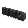 Binario accessori Picatinny nero