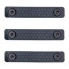 SLATE GRIP pannelli M-LOK 2-slot grigio slate - set da 3