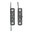 Coperture per rotaia M-LOK AR-15 per gestione cavi, lunghe, nere, confezione da 2