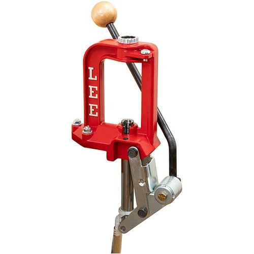 La BREECH LOCK CHALLENGER PRESS di LEE PRECISION offre una struttura robusta, un sistema di cambio rapido delle die e un sistema di raccolta dei bossoli usati per un'esperienza di ricarica senza pari.
