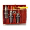 Il set di 3 die PACESETTER per 220 Swift include Full Length Sizing Die, Bullet Seating Die e Factory Crimp Die, compatibile con tutte le presse di ricarica 7/8"-14.