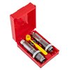 Il set di die RIFLE 2, .284 WINCHESTER PACESETTER include un die di dimensionamento completo, un die di caricamento proiettili e accessori, realizzato in acciaio.