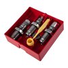 Il set di 3 die PACESETTER per 22/250 Ackley Improved include die di dimensionamento, di caricamento e di crimpatura, compatibile con tutte le presse di ricarica 7/8"-14.