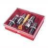 Il set di die 4 DIE - DELUXE PISTOL offre un Carbide Full Length Sizing Die, Bullet Seating Die e Carbide Factory Crimp Die per una ricarica precisa e semplificata.