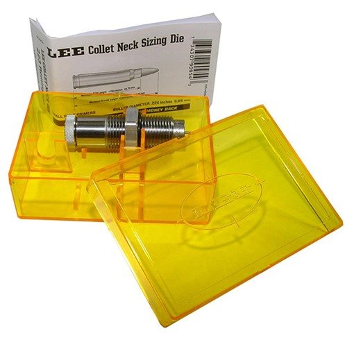 I Collet Neck Sizer Dies di Lee Precision offrono una precisione senza pari, senza bisogno di lubrificazione e prolungano la vita delle munizioni fino a dieci volte.