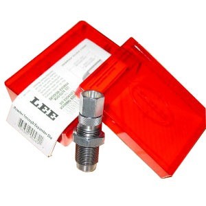 La Die Lee Powder Thru per 38 Special carica la cartuccia mentre espande l'orlo, compatibile con adattatore a imbuto e misuratori Auto Disk.