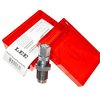 La Lee Powder Thru Expanding Die carica la cartuccia espandendo il bocchettone, utilizzabile con adattatori o misuratori di polvere Auto Disk e Pro Auto Disk.