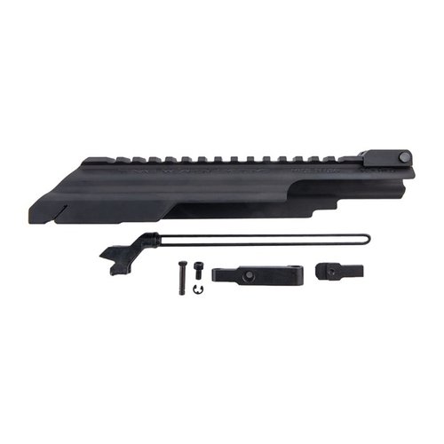 Il Gen 3 Dog Leg Scope Rail di Texas Weapon Systems si monta facilmente sull'AK, offre una piattaforma sicura per ottiche e consente smontaggio senza rimuovere l'ottica.