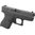 Impugnatura granulata nera per Glock 43
