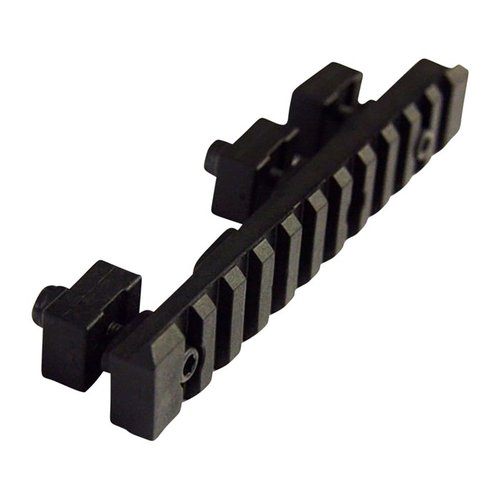 Il rail Picatinny Archangel® OPFOR® per il forend del Mosin Nagant AA9130 offre montaggio sicuro per laser e luci, lungo 5" e realizzato in polimero nero.