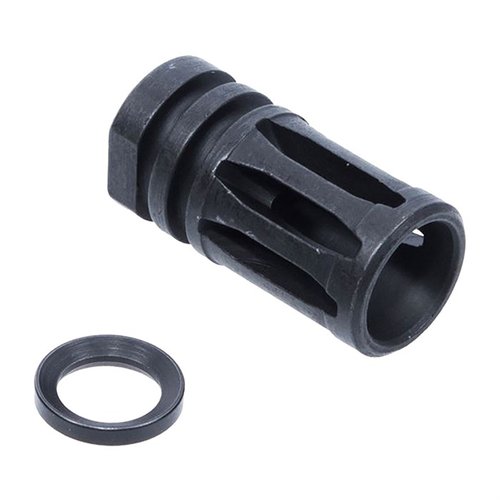 Il kit compensatore AR-15 A2 5.56mm 1/2"-28 di CMMG riduce il rinculo e migliora la stabilità, ottimizzando le prestazioni del tuo fucile.