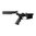 Receiver inferiore carabina completo con impugnatura A2 e senza calcio per AR-15, nero