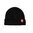 Berretto beanie in maglia nera