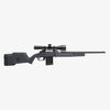 Il calcio Hunter 110 offre ergonomia migliorata, compatibilità AICS, regolazione della lunghezza di tiro e altezza del comb, per un'esperienza di tiro personalizzata.
