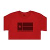 T-shirt Lone Star in cotone, rossa, taglia M