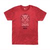 T-shirt Sugar Skull Blend MD rosso melange