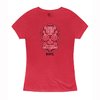 T-shirt donna Sugar Skull Blend rosso mélange, taglia L