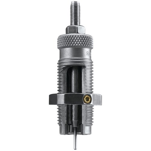 Il die sizer in carburo RCBS per 9mm Luger e 9x21mm dimensiona le cartucce e deprime senza necessità di lubrificazione, per un processo di ricarica più semplice.