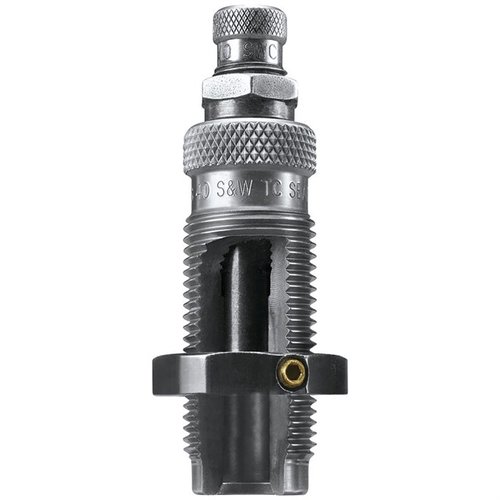 Il Taper Crimp Seater Die RCBS per 9mm Luger e 9x21mm permette di inserire il proiettile e crimpare contemporaneamente, garantendo sicurezza e precisione.
