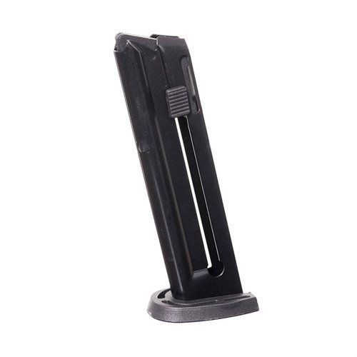 Il caricatore Pro Mag per Smith & Wesson M&P22 è realizzato in acciaio trattato termicamente, offre capacità di 10 colpi, ideale per allenamenti al poligono.