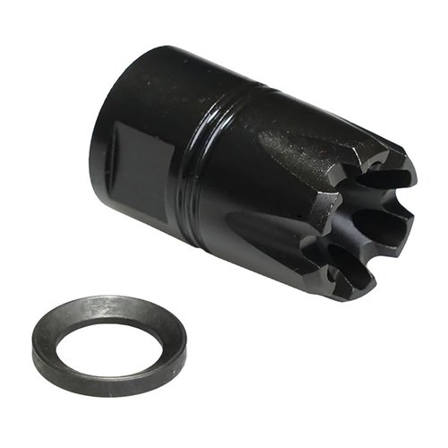 Il CMMG ZEROED 5.56 Linear Comp offre un dispositivo di bocca compatto che ridirige il rumore in avanti e riduce il rinculo, migliorando l'esperienza di tiro.