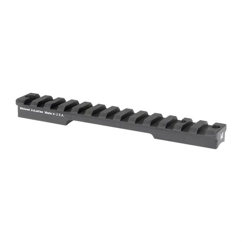 Il Remington 700 Short Action Rail di Midwest Industries offre una montatura solida, costruzione in alluminio anodizzato, facile installazione e garanzia a vita.