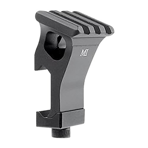 Il R22.5 Offset Rail di Midwest Industries offre una posizione offset per luci, laser o mirini, costruito in alluminio 6061, anodizzato e con garanzia a vita.