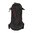 Borsa Apparition Black/Black Diamond con cuciture rosse