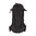 Borsa Apparition Black/Black Diamond con cuciture rosse