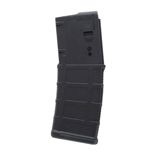 Il PMAG 10/30 offre una capacità di 10 colpi in un corpo da 30, con impugnatura ergonomica, sistema di bloccaggio unico e texture aggressiva per una presa sicura.