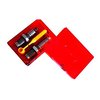 Set di die 2 in 1 per .223 WSSM, include Full Length Sizing Die, Bullet Seating Die, Universal Shell Holder, Powder Dipper e istruzioni. Realizzato in acciaio.