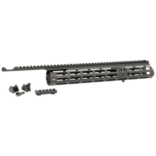 Trasforma il tuo fucile a leva Marlin® 1895 con il sistema di mira esteso di Midwest Industries: design leggero, adattabilità e una guida Picatinny completa.