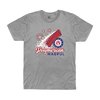 T-shirt in misto Polymerican, colore mélange atletico, XL