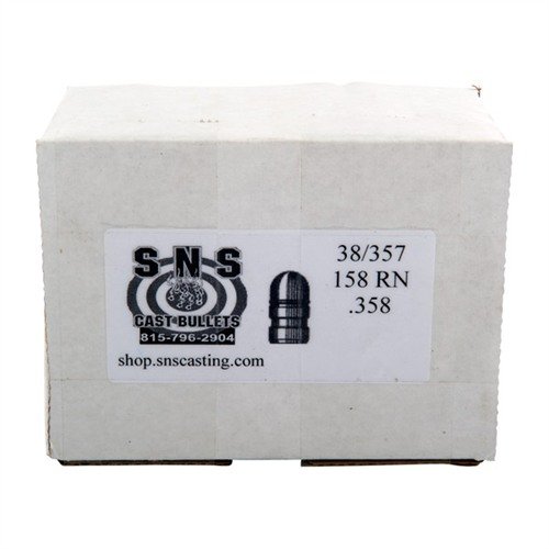 Le pallottole CAST .38 CALIBER (.358") ROUND NOSE in lega di alta qualità offrono precisione e coerenza, ideali per tiratori competitivi a un prezzo conveniente.
