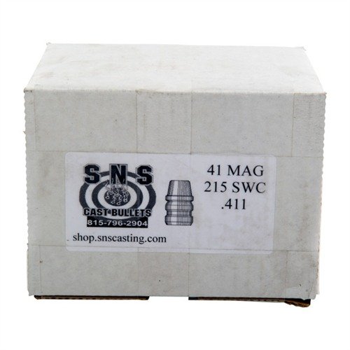 .41 CALIBER CAST PISTOL BULLETS di SNS CAST BULLETS offrono proiettili precisi e consistenti, realizzati con una lega di alta qualità e rivestiti in polimero.