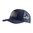 Cappellino trucker standard con patch in pelle, Navy