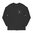T-shirt MULEY a maniche lunghe in cotone, XL, antracite