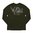 MULEY T-shirt a maniche lunghe in cotone L Olive Drab