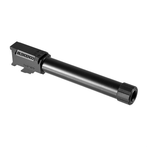 Il canna filettata SilencerCo per HK VP9 consente di montare silenziatori e dispositivi di bocca, realizzata in acciaio inox 416R per una precisione eccezionale.